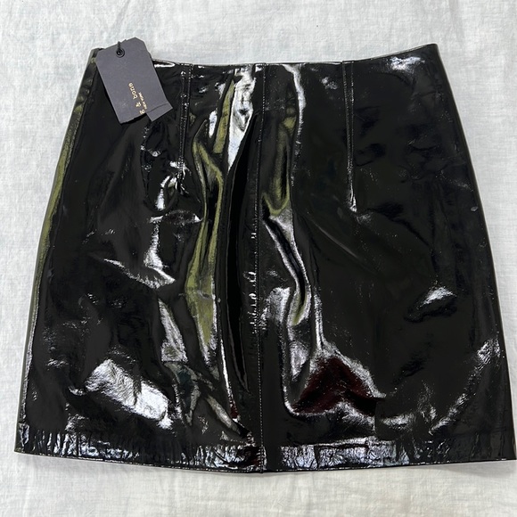 Rag & Bone Heidi Size 25 Patent Leather Skirt - Picture 4 of 7